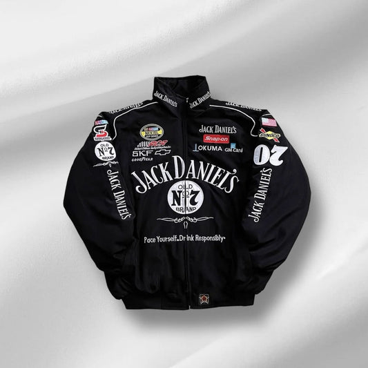 Jack Daniels F1  Racing Jacket || Embroidered Motorsport by zenthreads