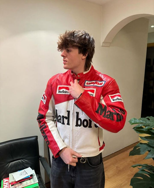 Marlboro Classic Style Leather Jacket by zenthreads