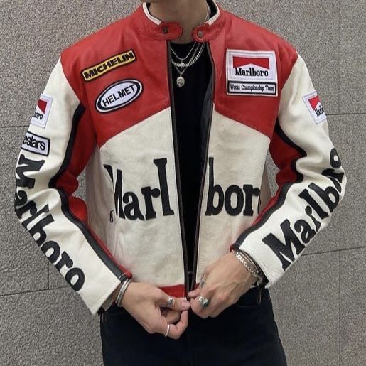 Marlboro Classic Style Leather Jacket by zenthreads