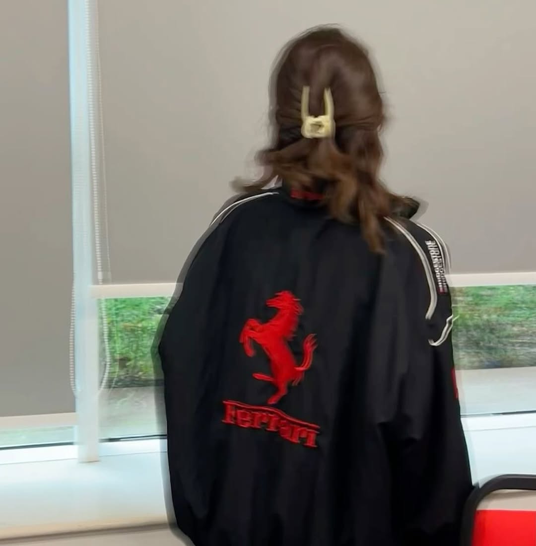 Black Ferrari F1 Racing Jacket - Premium Motorsport Apparel