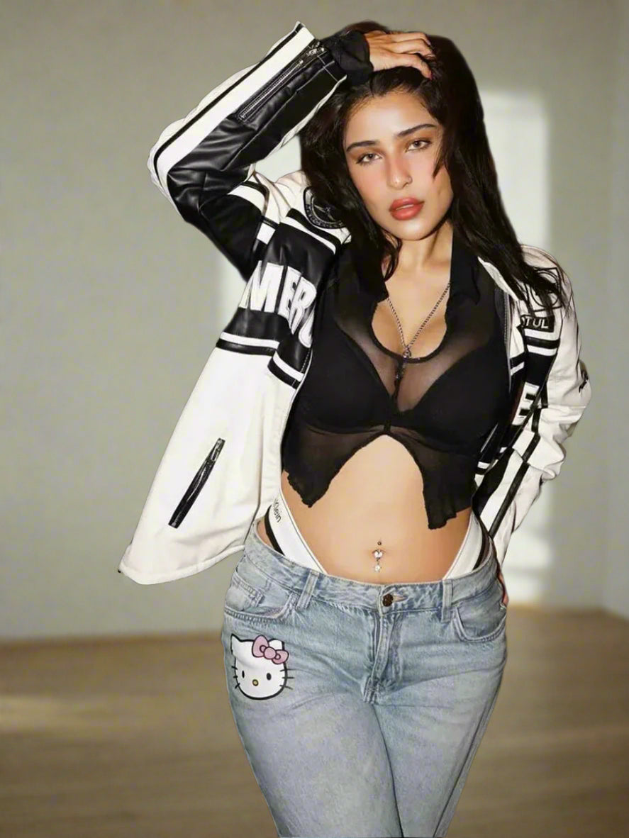 Mercedes Leather Jacket – Motorsport by zenthreads