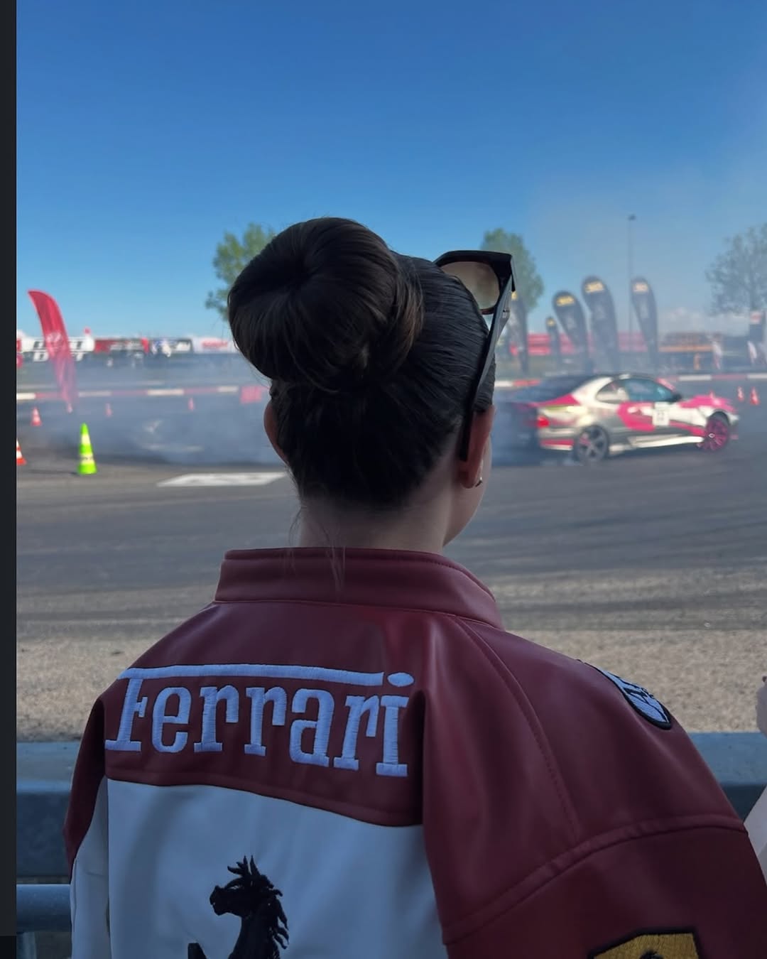 Ferrari F1 Vintage Racing Leather Jacket – Classic Motorsport Style