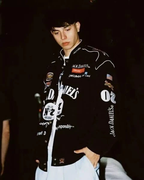 Jack Daniels F1  Racing Jacket || Embroidered Motorsport by zenthreads