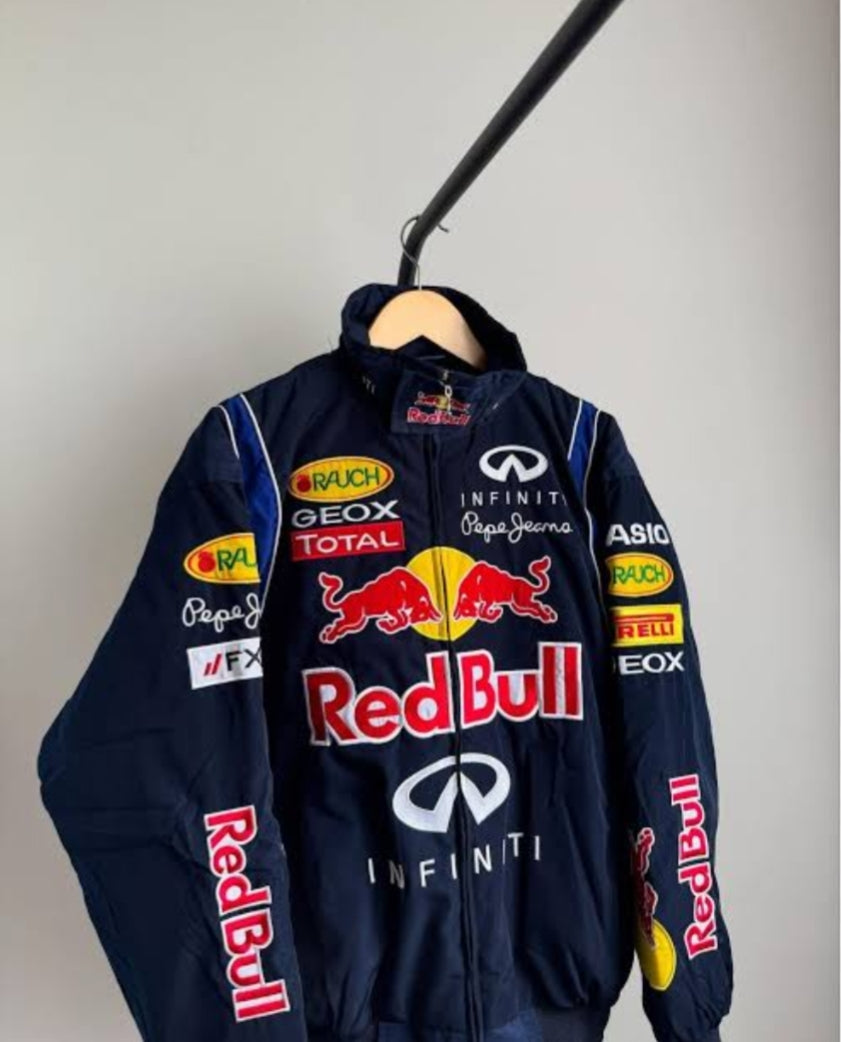 Red Bull Print Jacket – Stylish Motorsport Streetwear