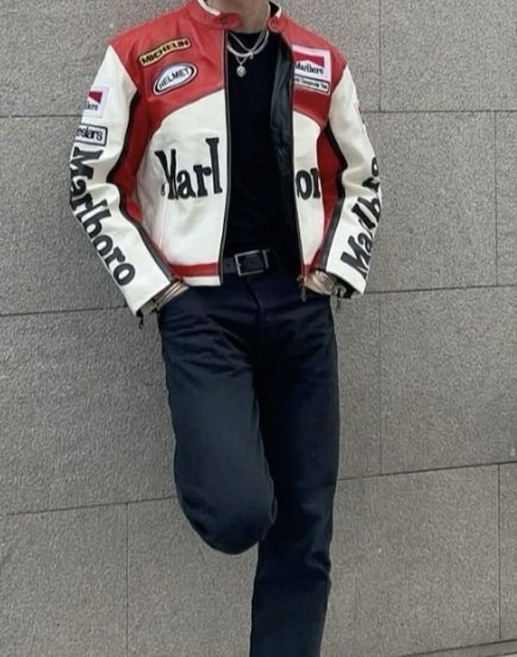 Marlboro Classic Style Leather Jacket by zenthreads