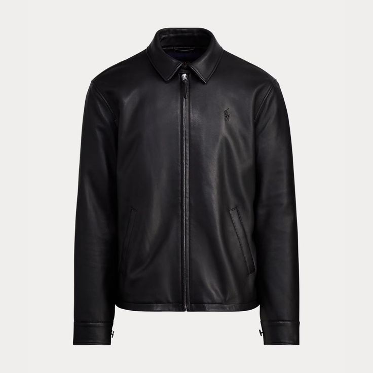 Classic Black Genuine Leather Jacket – Iconic Style