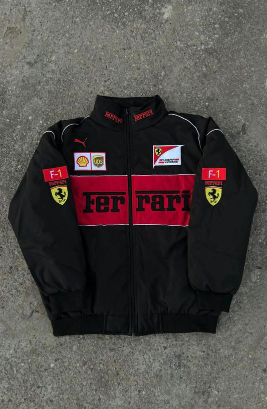 Ferrari Premium Embroidered Racing Jacket by Zenthread